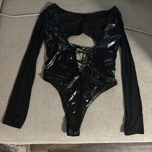 Black Sexy Bodysuit. Perfect standout for Carnival, Festival, Club, or Costume!